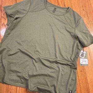 REI Olive Short Sleeve Tee